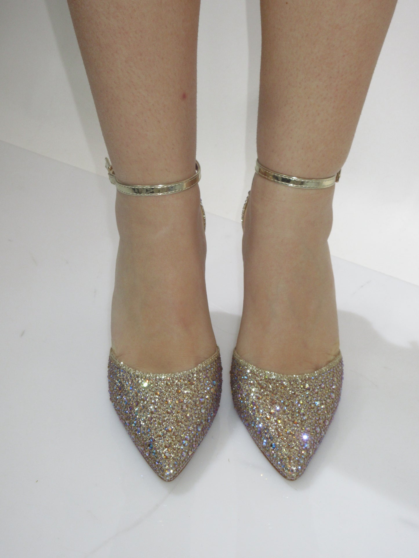 Décolleté Swarovski oro