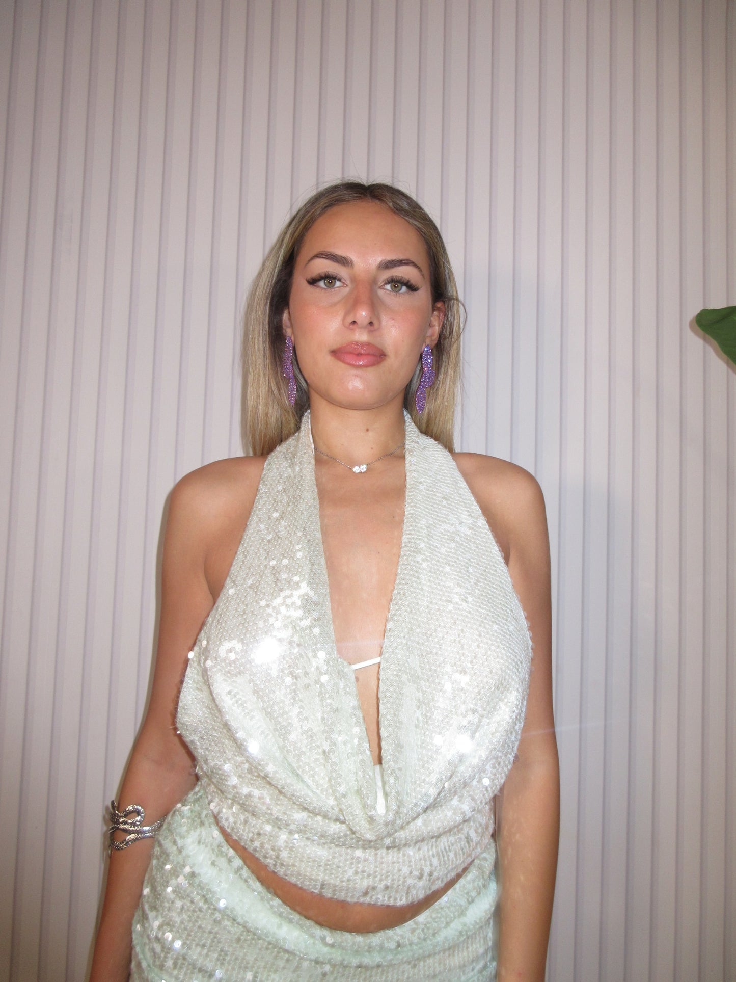 Top deep verde acqua