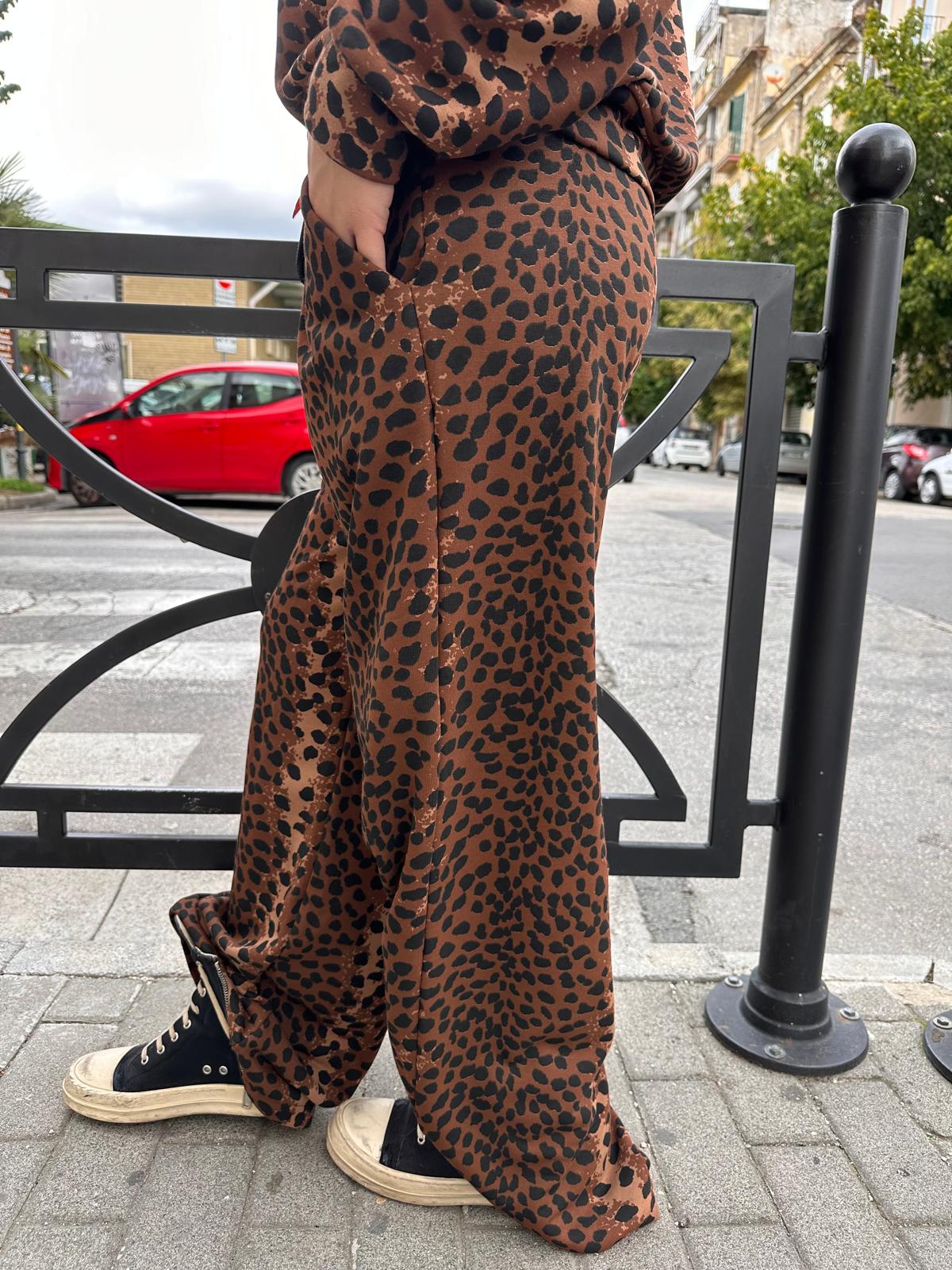 Pantalone di tuta Lumina animalier