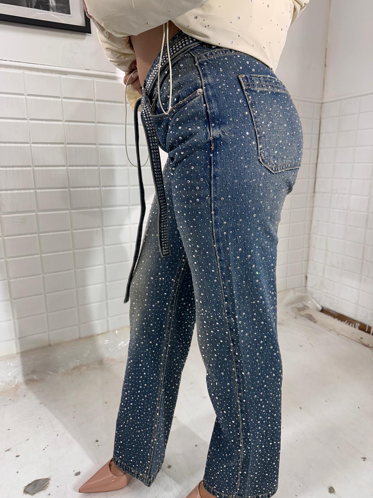 Jeans swarowsky denim