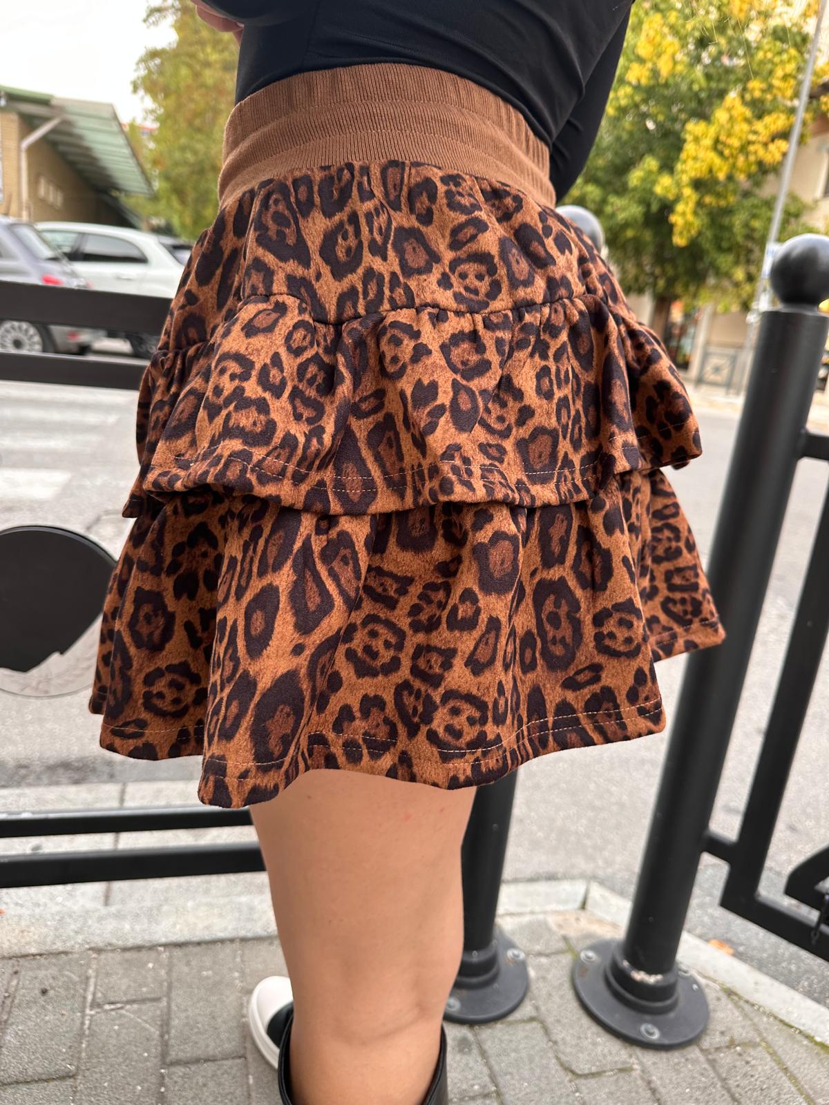 Gonna animalier monique