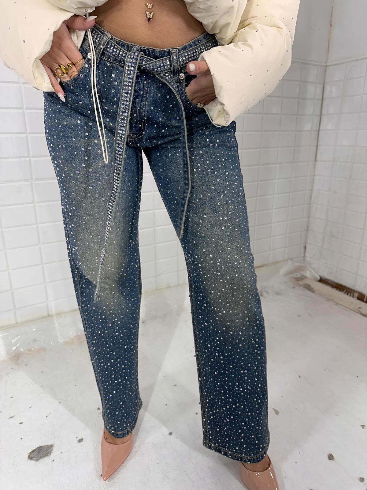Jeans swarowsky denim