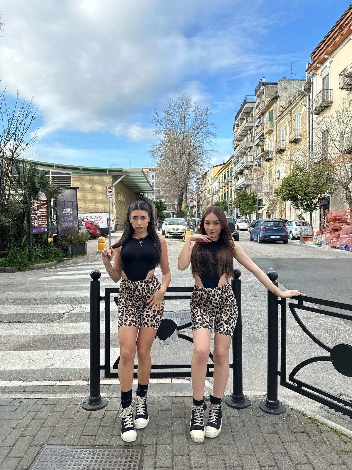 Short leopardato due versioni