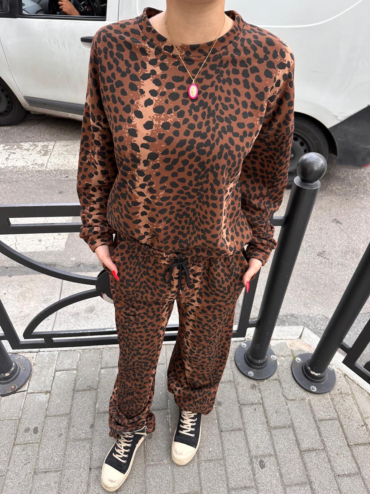 Pantalone di tuta Lumina animalier