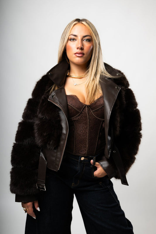 Pelliccia Lolita Marrone