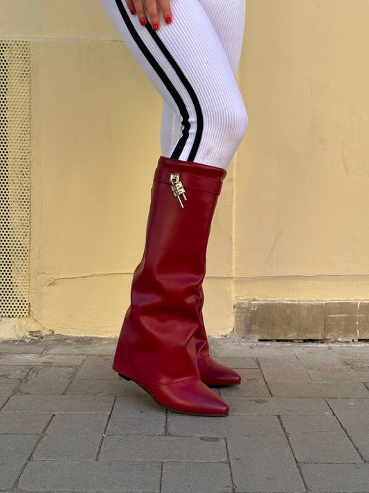 Stivali Givenchy Bordeaux
