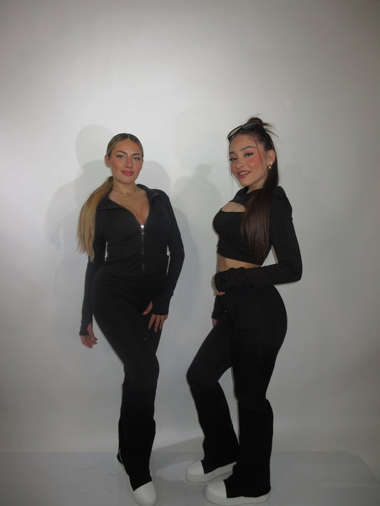 Tuta Ilenia con zip nera