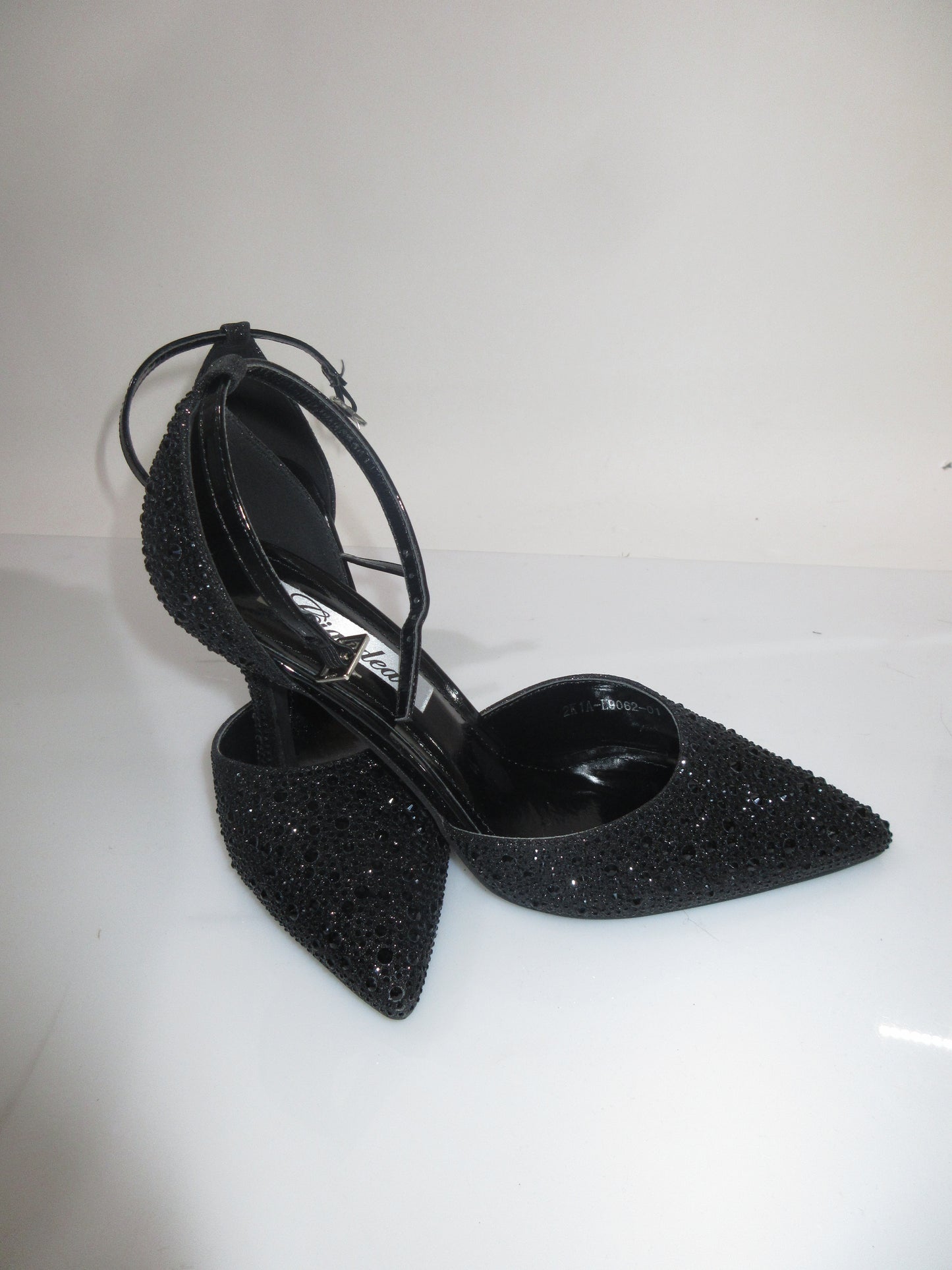 Décolleté Swarovski nero