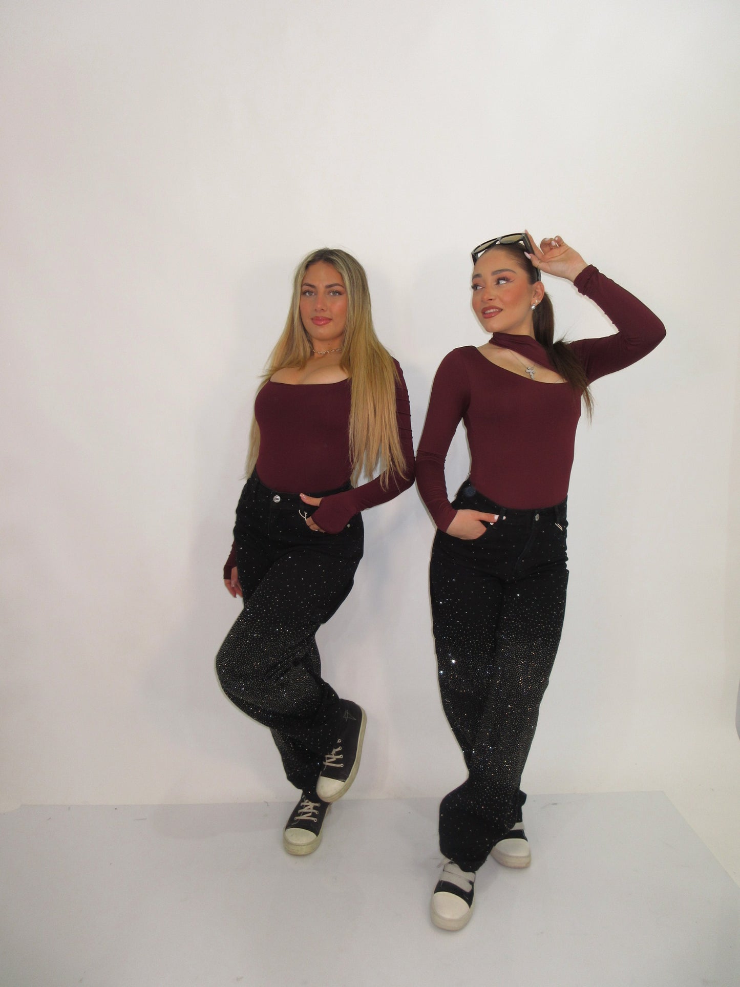 Body Angy spalla bordeaux