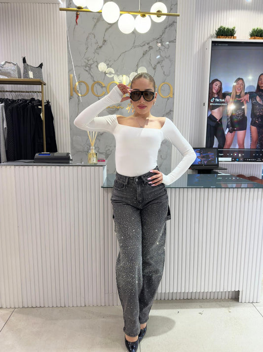 Jeans carpenter shine grigio