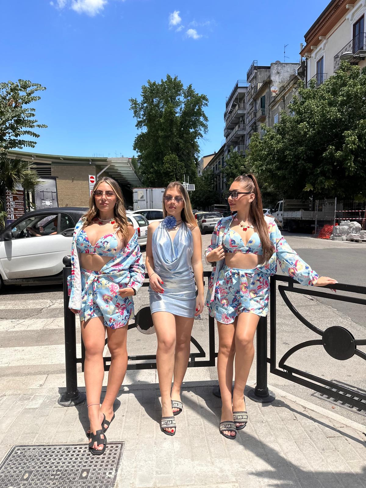 Coordinato Blue flower