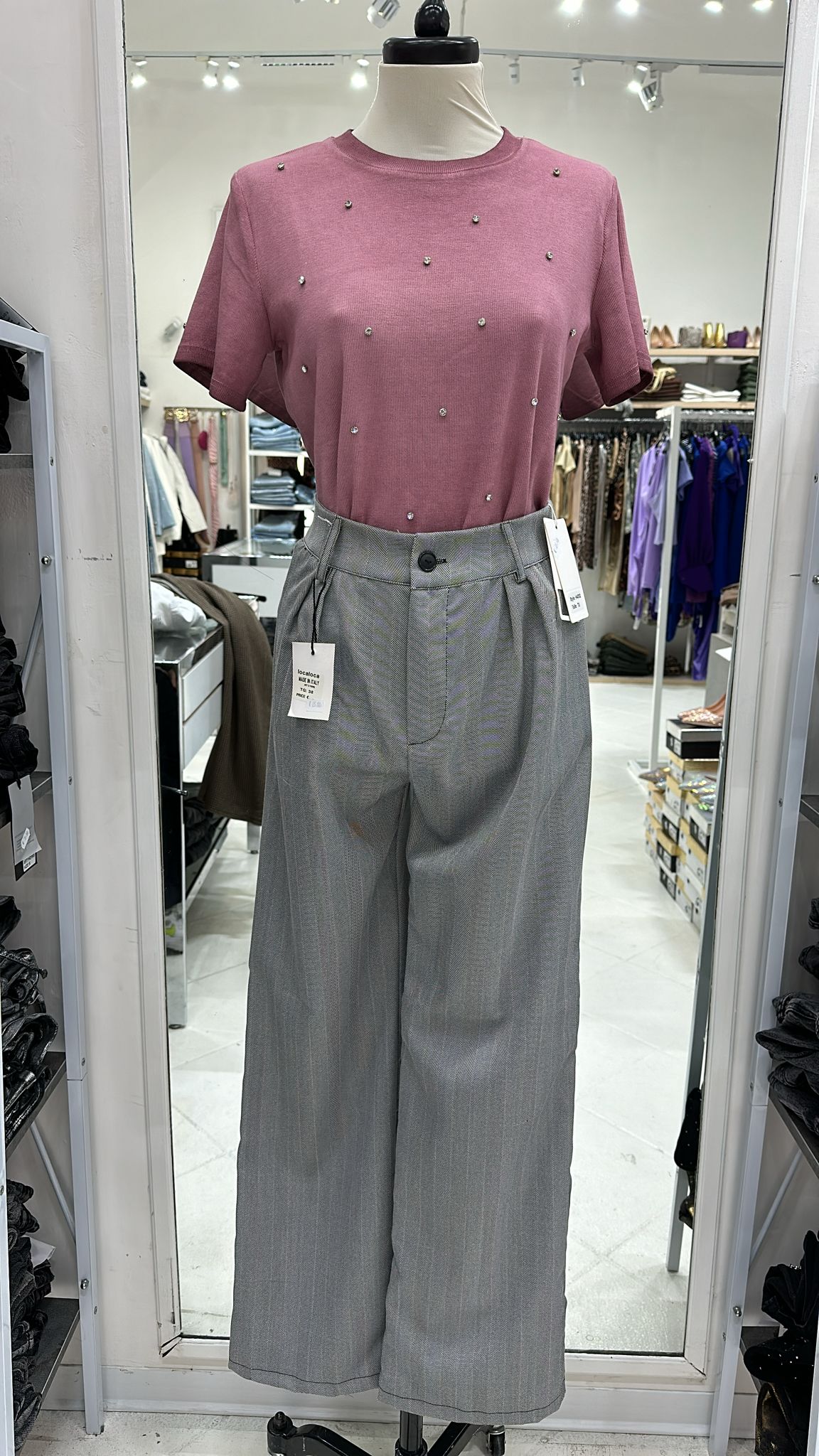 Pantalone grigio tg 42