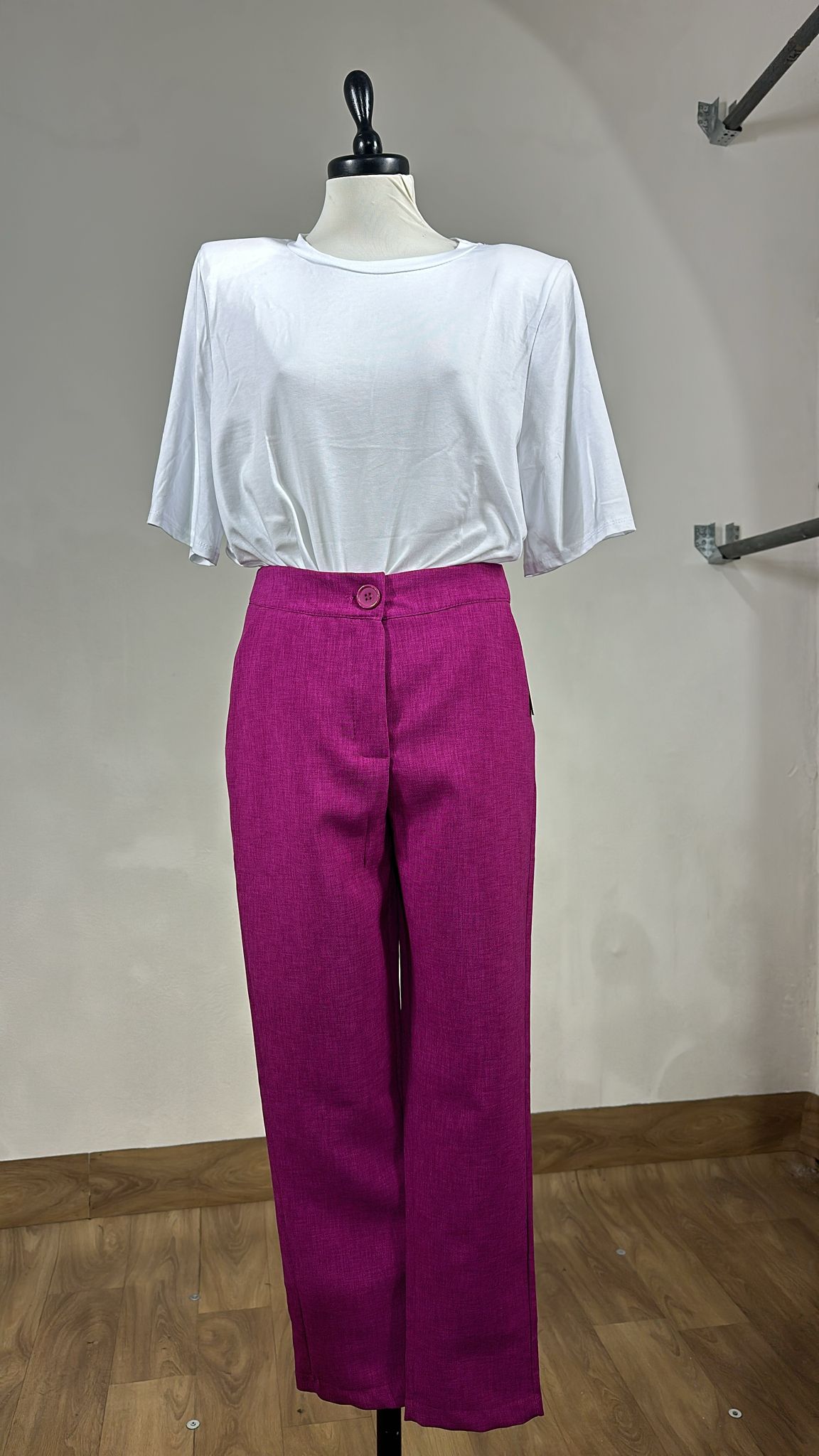Pantalone fuxia