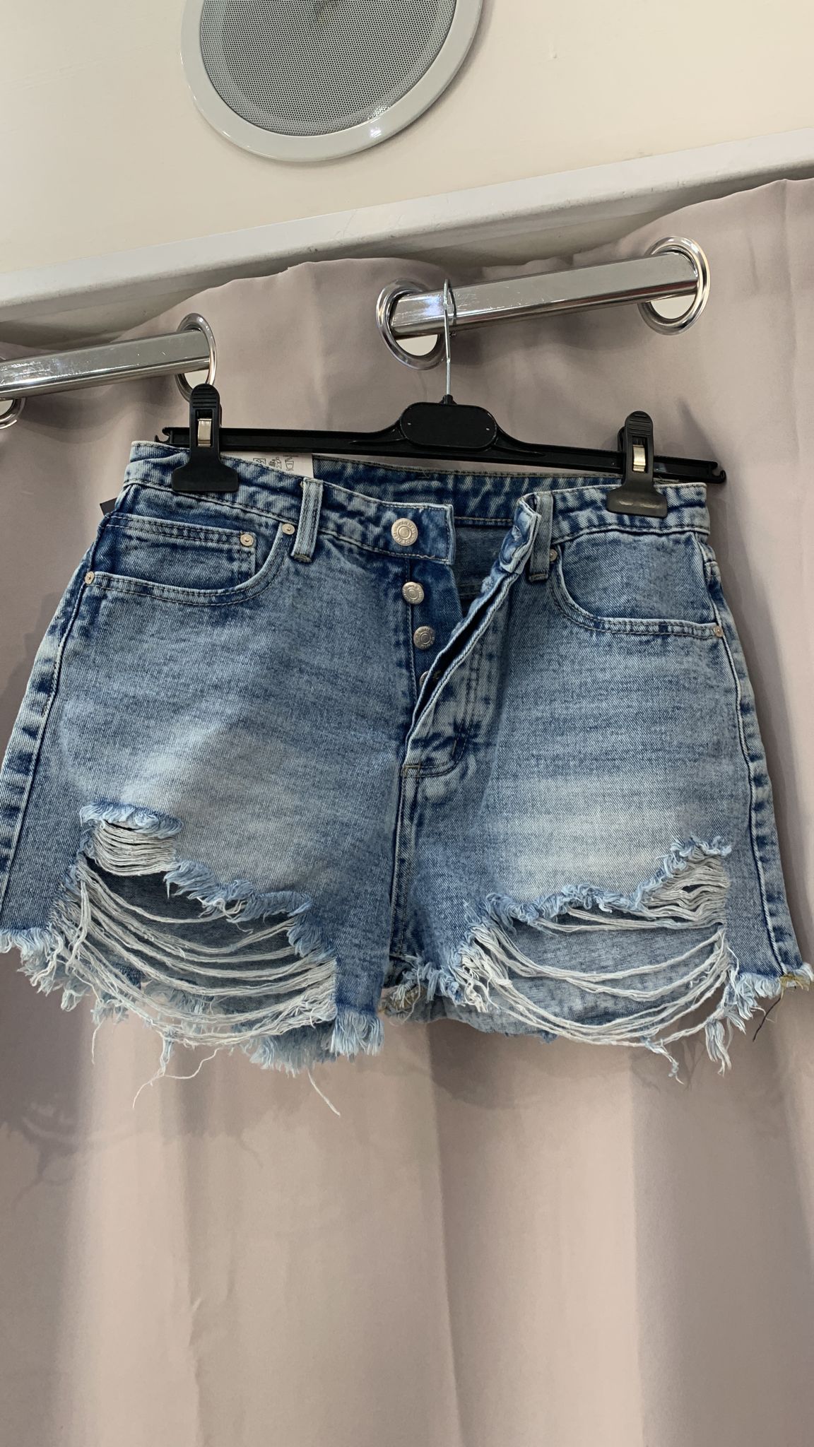 Short con strappi xl