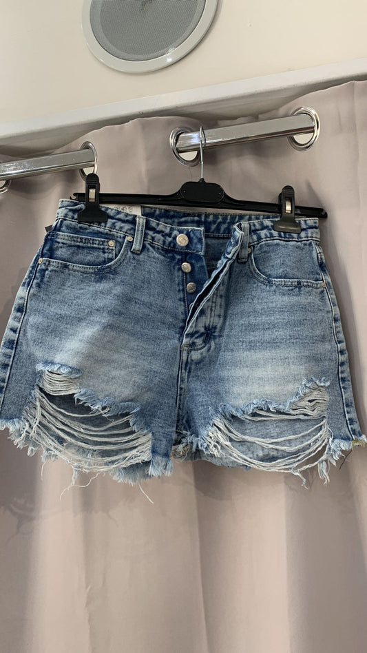 Short con strappi xl