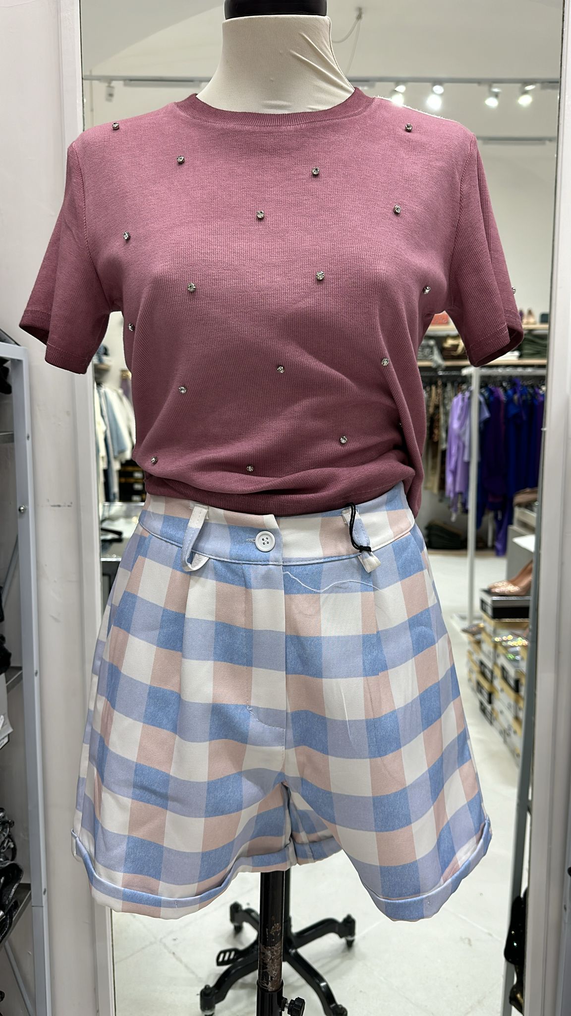 Pantaloncino quadri
